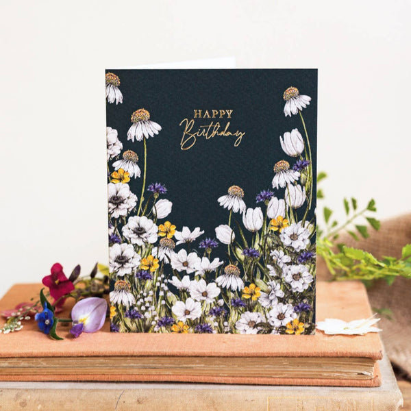Happy Birthday Floral Card