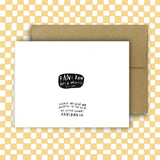 HAPPY BIRTHDAY A-HOLE greeting Card
