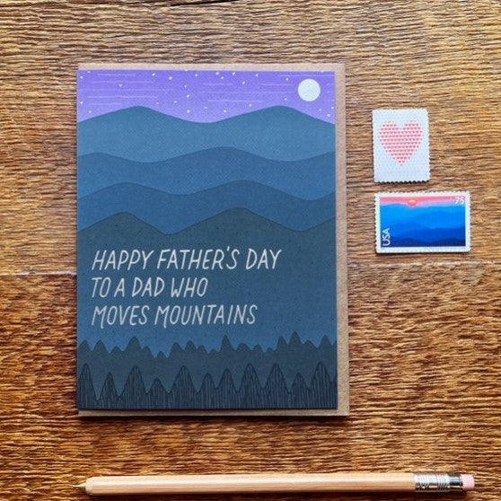 Father's Day Move Mountains - Noteworthy Paper Cards