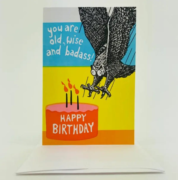 Birthday Wishes Wise Owl Card