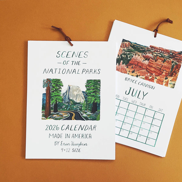 2026 Scenes of the National Parks Calendar