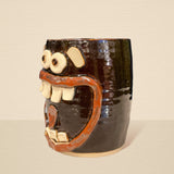 Brown Tooth and Tongue Mug