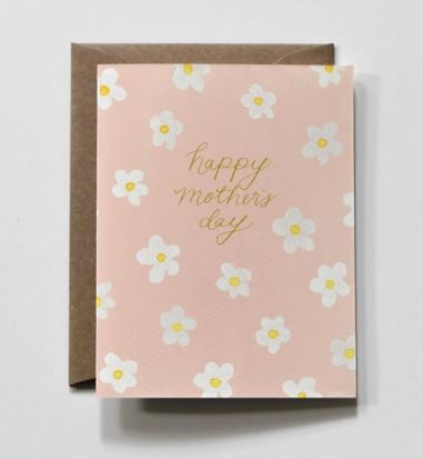 Daisies Pink Floral Mother's Day Card