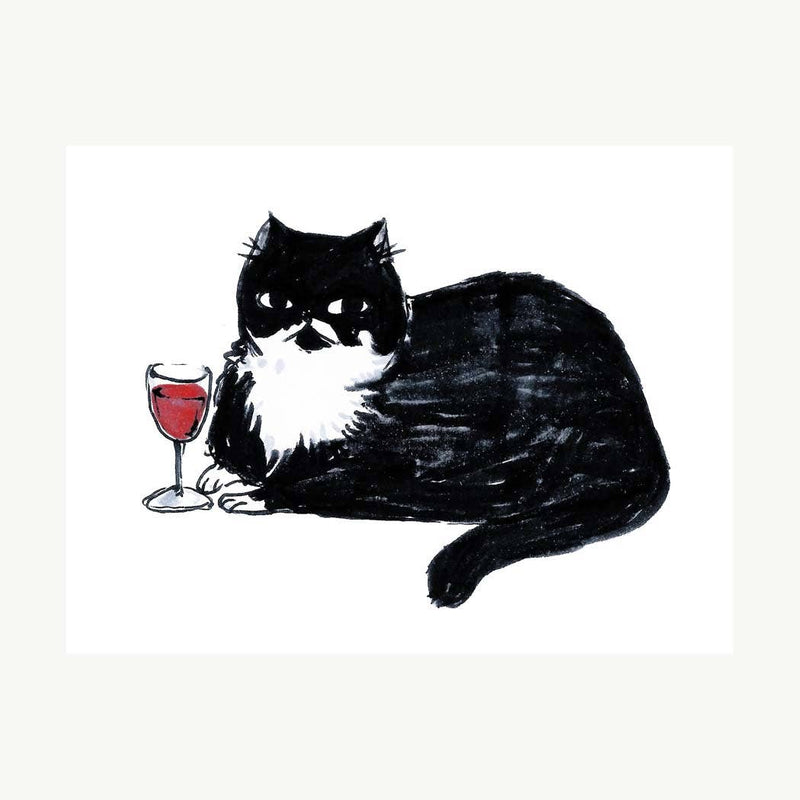 Print - "Pepper with a Fine Bordeaux" - 8 x 6