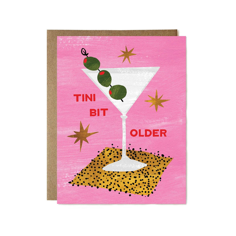 Tini Bit Older Birthday Card