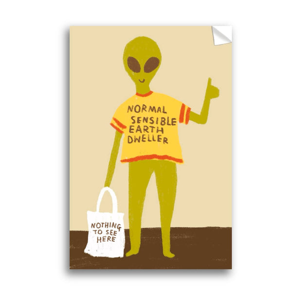 NORMAL SENSIBLE EARTH DWELLER Sticker - Rani Ban