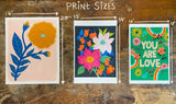 Monet Quote Art Print