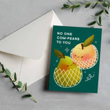 Pear Compare Love Card
