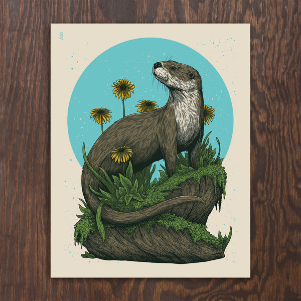 River Otter Print - 11 x 14