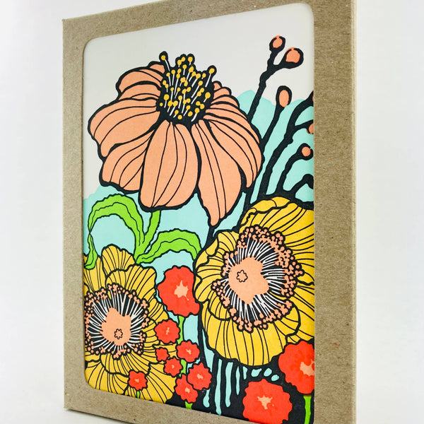 BOX SET - Poppies & Fronds Happy Flowers
