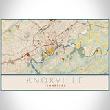 Knoxville TN Map Print - 12 x 18