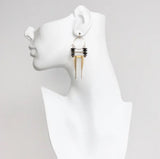 Art Deco Hoop Earrings