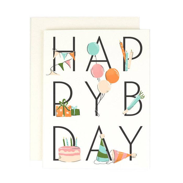 HAPPY BDAY Birthday Card
