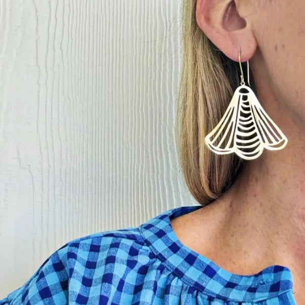 Josie Brass Earrings