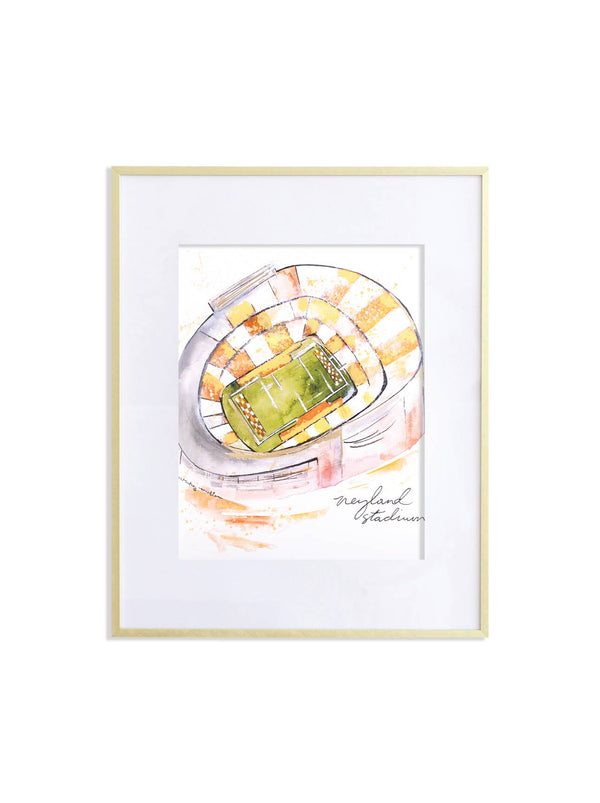 Neyland Stadium Art Print, 8x10, University of Tennessee