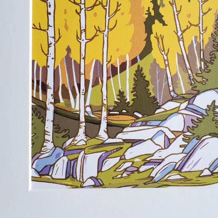 Aspen Landscape Print