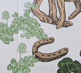 Shamrock Good Luck Card