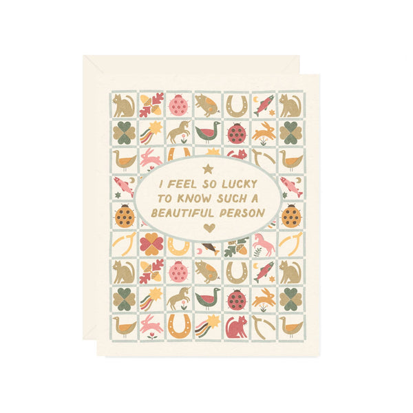 Lucky Quilt Love Card