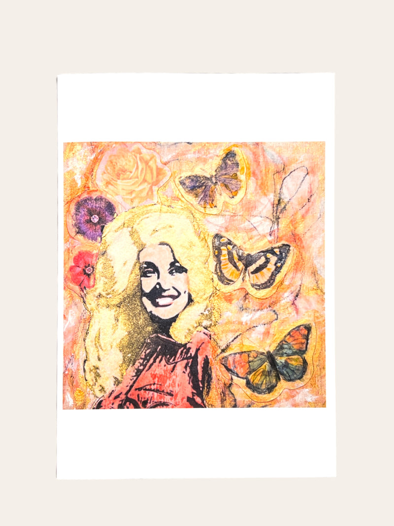 Dolly Butterfly Card