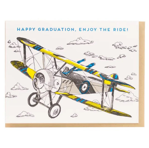 Flying Sparrow Graduation Card