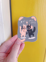 Love your face sticker