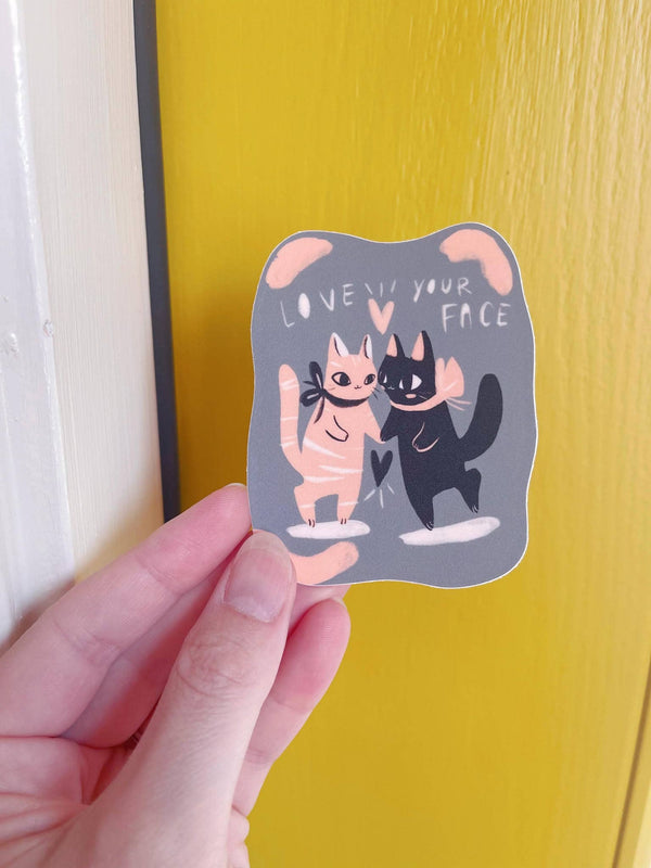 Love your face sticker