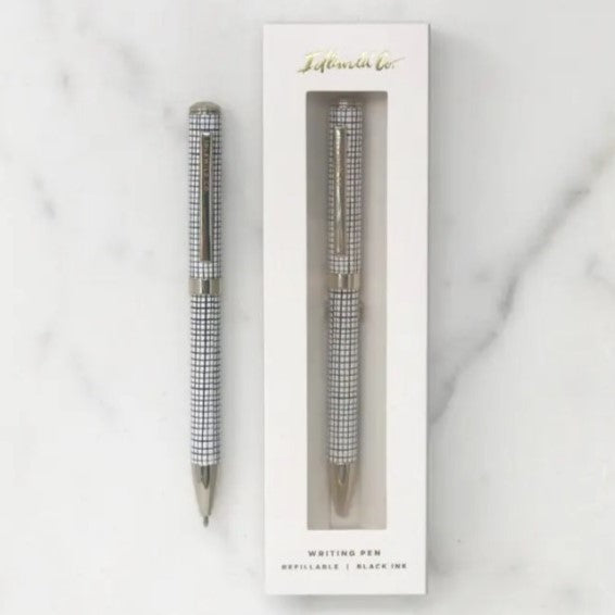 Grid Ballpoint Luxe Pen