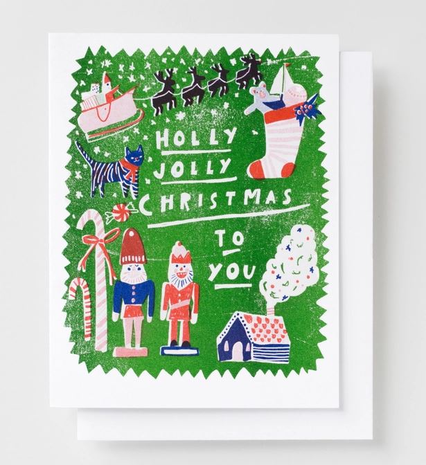 Holly Jolly Xmas Card