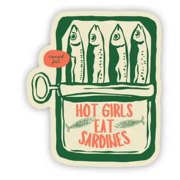 Hot Girls Eat Sardines Sticker