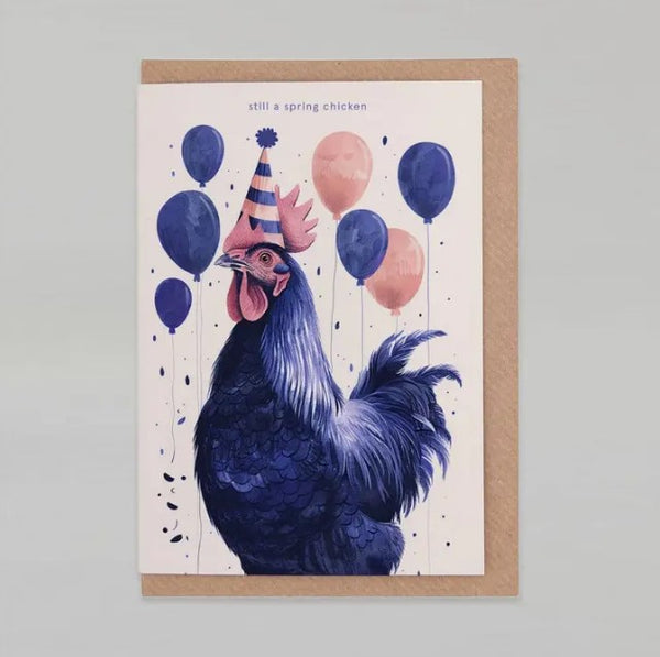 Still a Spring Chicken Birthday Card