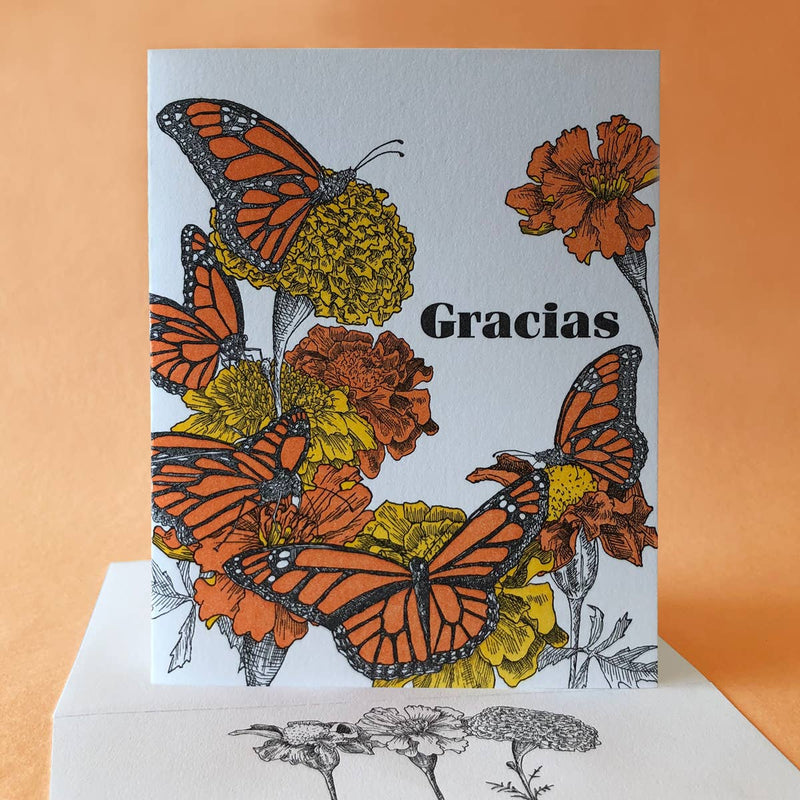 Marigold Art Card
