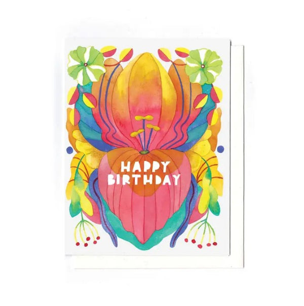 Iris Birthday Card