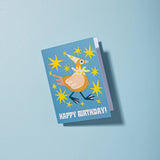 Happy Birthday A2 Blank Card With Envelope