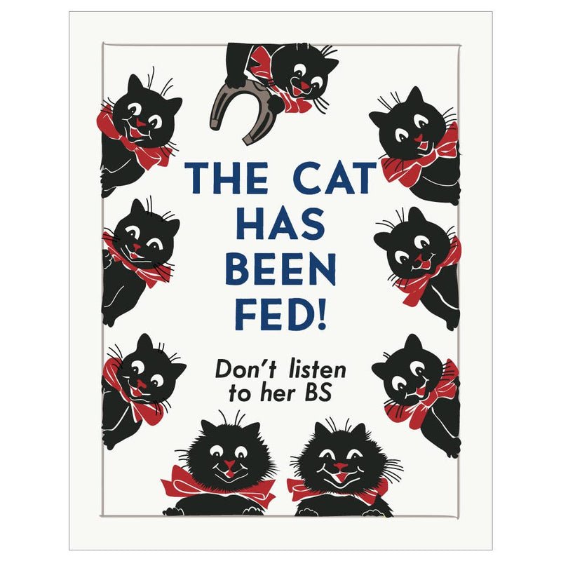 The Cat Has Been Fed Magnet