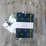 Hydrangea Noir A5 Lined Notebook