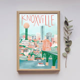 Watercolor City Knoxville Print