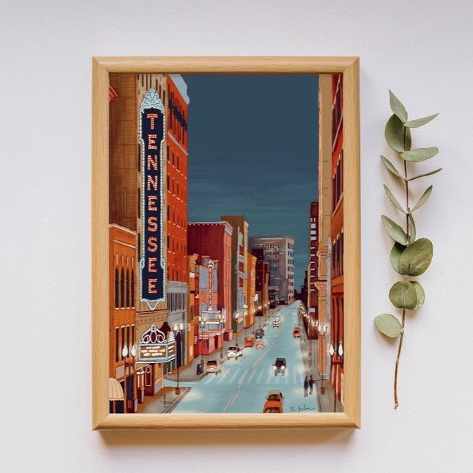 Tennessee Theatre Print - 12 x 18