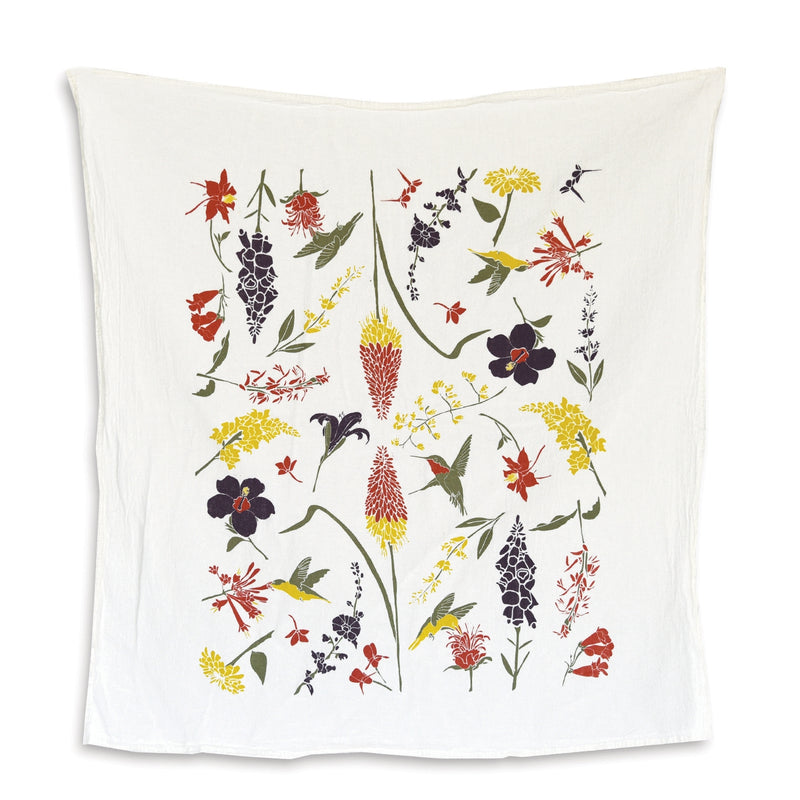 Hummingbird Garden Towel