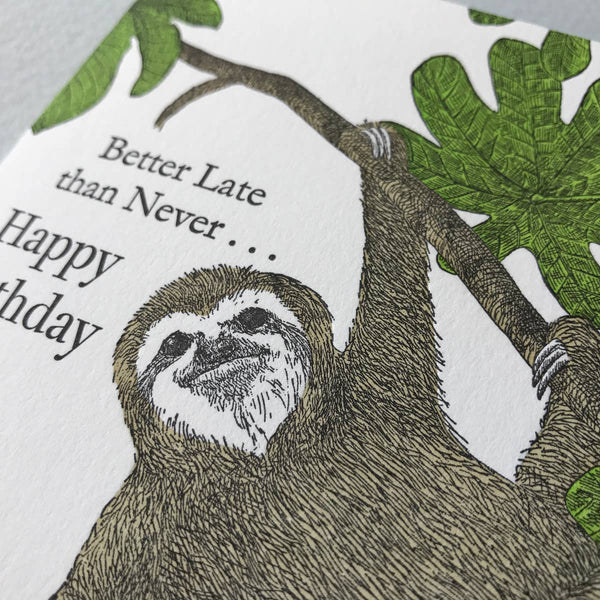 Cecropia Birthday Card