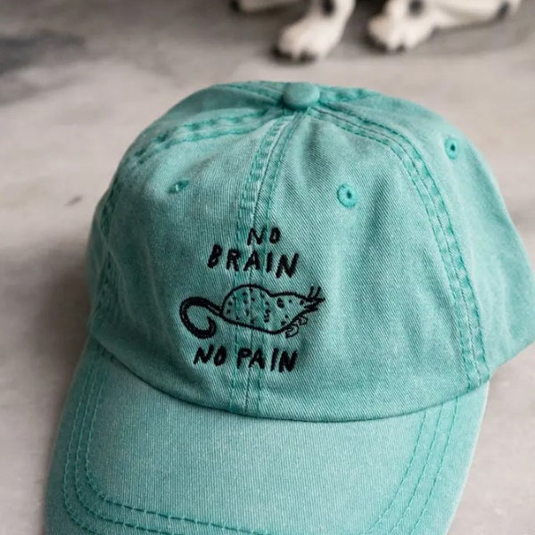 No Brain No Pain Hat