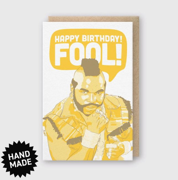 Happy Birthday Fool Card