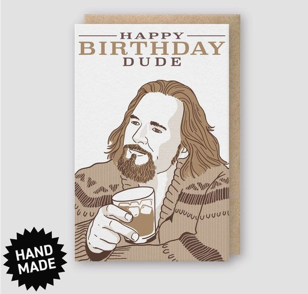 Dude Birthday Card