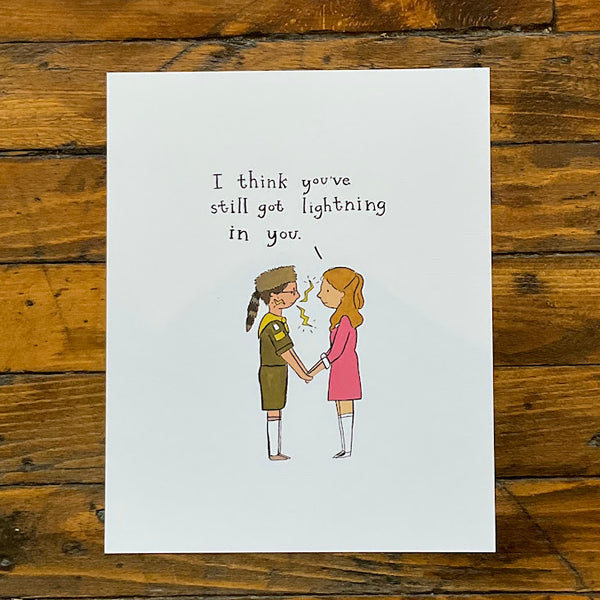 You've Got Lightning in You Print