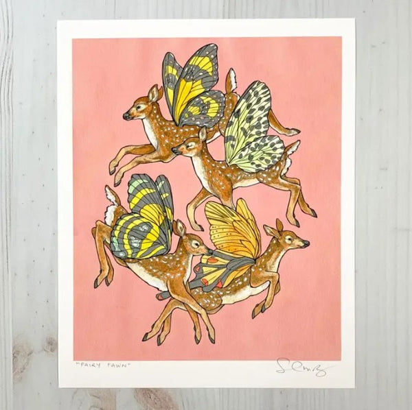 Fairy Fawn Print