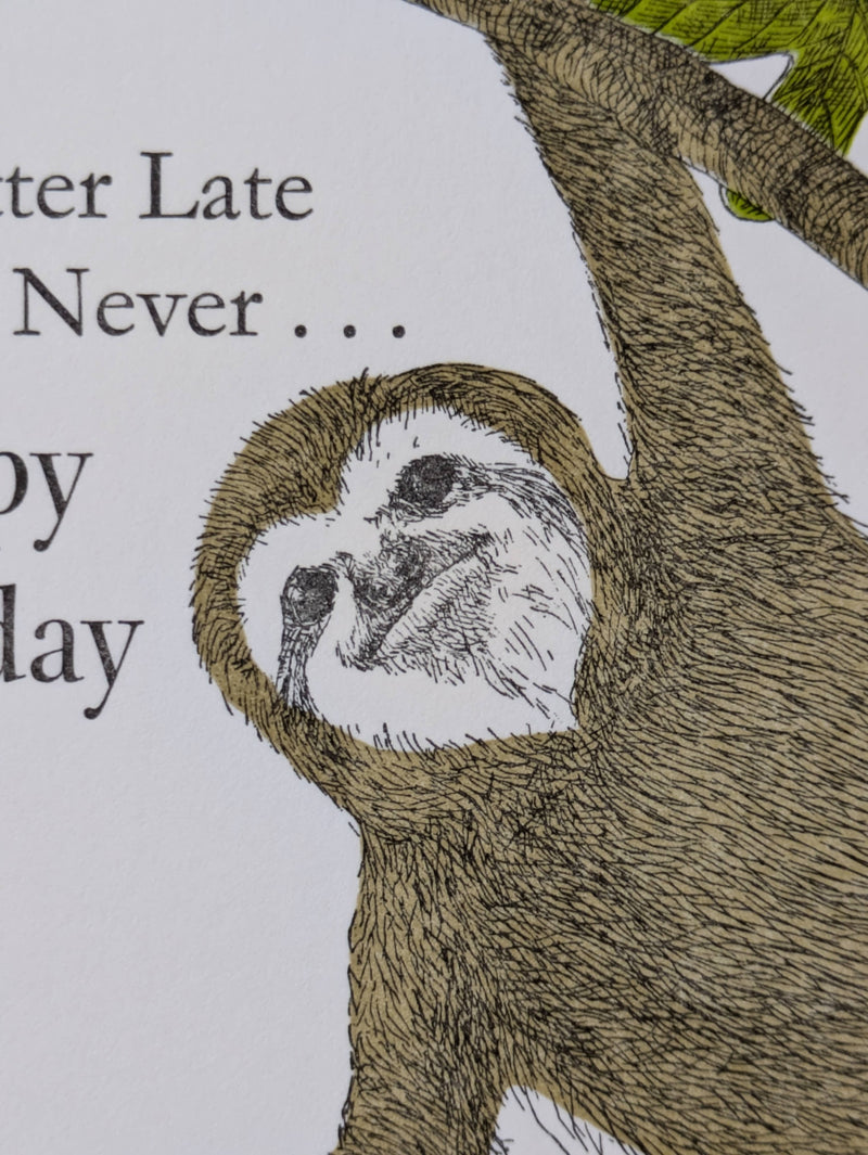 Cecropia Birthday Card