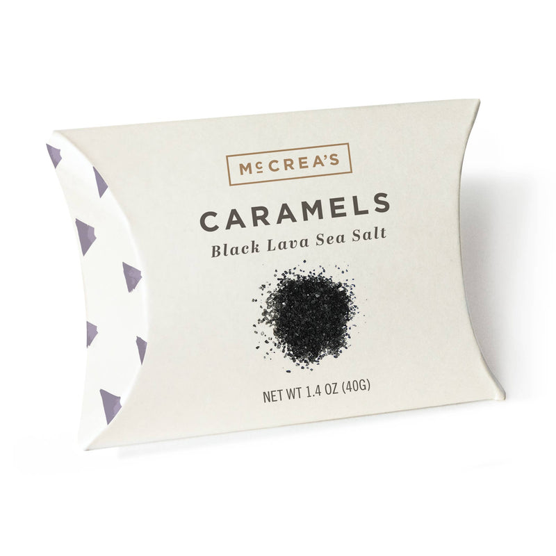 Caramels Pillow Box (5 Pieces) - Black Lava Sea Salt