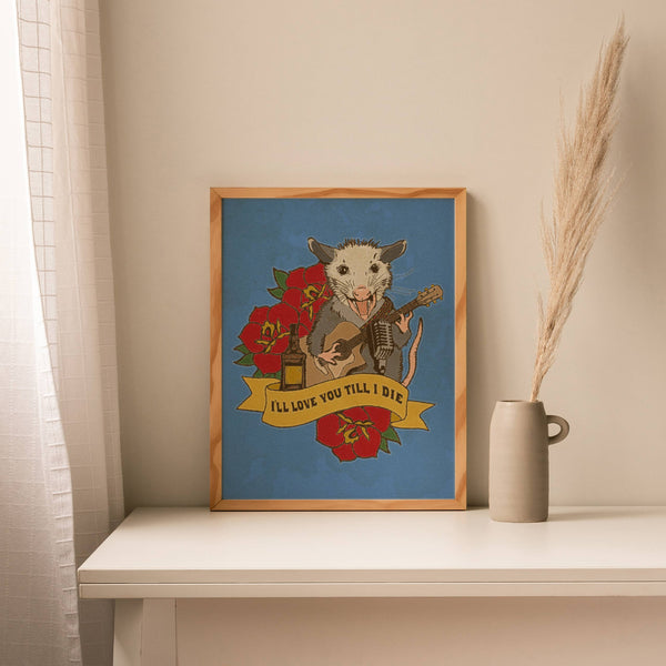 The Possum Print - 8 x 10