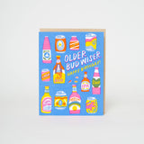 Bud Wiser Birthday Punny Letterpress Card
