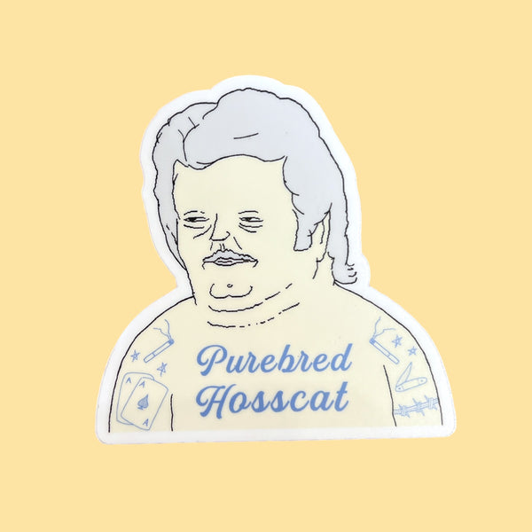 Purebred Hosscat Sticker
