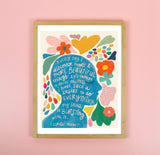Monet Quote Art Print